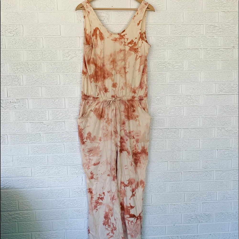 Pact Organic Cotton Tie Dye Jumpsuit